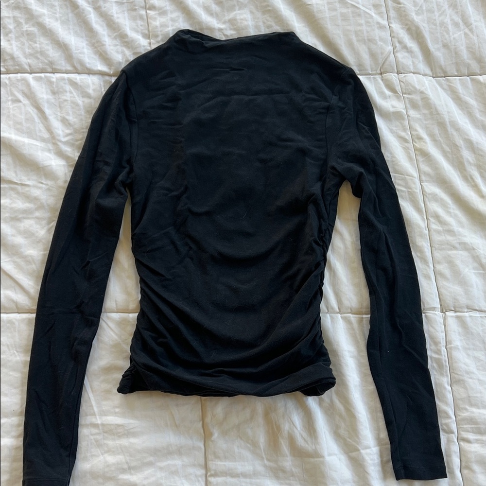 Abercrombie & Fitch Elegant Black Long Sleeve Top